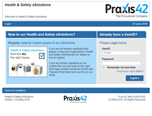 Tablet Screenshot of elms.praxis42.com